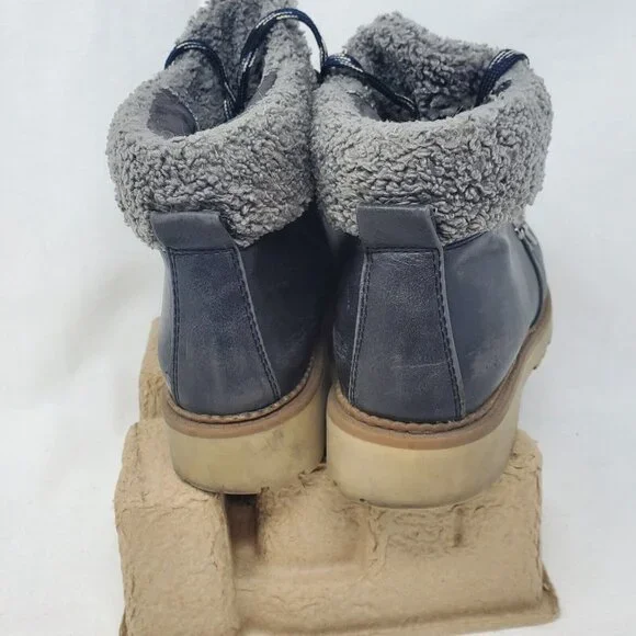 Circus By Sam Edelman Womens Kilbourn Winter Boots Brown Faux Fur Lace Up SZ 6 - Picture 7 of 12